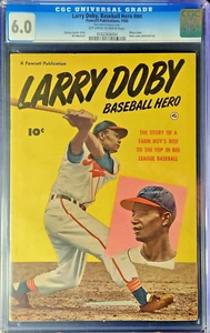 1950 Fawcett Larry Doby Baseball Comic Book Graded CGC 6.0 Cleveland Indians - Picture 1 of 3