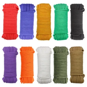 10 Meters Nylon Braided Cord Rope Thread String Strap Rope For Paracord Lanyard - Picture 1 of 21