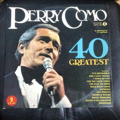 Perry Como 40 Greatest Vinyl LP. (2LP SET) 1976 - NE 700/2 .  - Image 1 of 4
