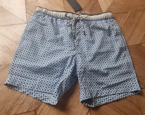 Country Road - Mens Check Print Swim Shorts - Size XS RRP $99.95 - Riveria Blue - Bild 1 von 8
