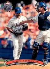 1996 Stadium Club SILVER Mantle Cereal #114 John Franco NEW YORK METS