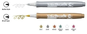 Pennarello Decorite multi superficie oro argento bianco - Imagen 1 de 5