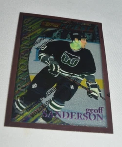 1996 TOPPS FINEST - GEOFF SANDERSON CENTER WHALERS PERFORMERS CARD # 173 - Bild 1 von 4
