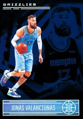 2020-21 Panini Illusions Jonas Valanciunas Trophy Collection Sapphire #109 - Image 1 of 2