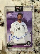 2020 TOPPS NOW ROAD OPENING DAY RTOD AUTO CARD /25 WHITE SOX ELOY JIMENEZ 