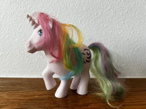 Vintage 1983 Hasbro G1 My Little Pony WINDY Unicorn MLP Rainbow Hair Lite Purple - Bild 1 von 9