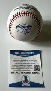 BRANDON BELT GIANTS SIGNED AUTOGRAPHED OMLB BASEBALL COA BAS BECKETT #BD93602 - Picture 1 of 2