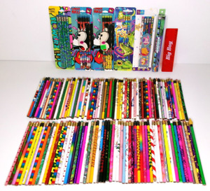 Lot of Over 150 Vintage 80s + 90s Novelty Pencils | Disney, Looney Tunes, Advert