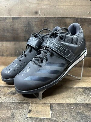 Adidas Powerlift 3.1 Entrenador Cruzado de Levantamiento de Pesas Negro Zapato Para Hombre 13 Foto 1 de 4