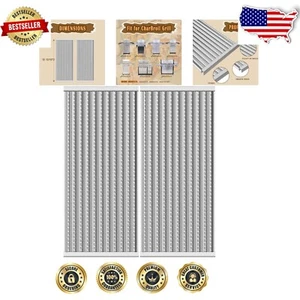 Rust-Proof Stainless Steel Grill Emitter Grates for Charbroil Commercial Grills - Picture 1 of 9