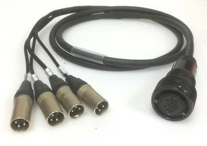 DG Systems - Spider da LK13 Femmina a 4 XLR Maschi - Made in Italy - Picture 1 of 1