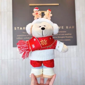 Auténtico con etiqueta Starbucks China 2021 Navidad Oso de Peluche Bearista - Imagen 1 de 1