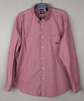 Vintage CHAPS Men Easy Care Casual Shirt Top Size XL - Image 1 of 4
