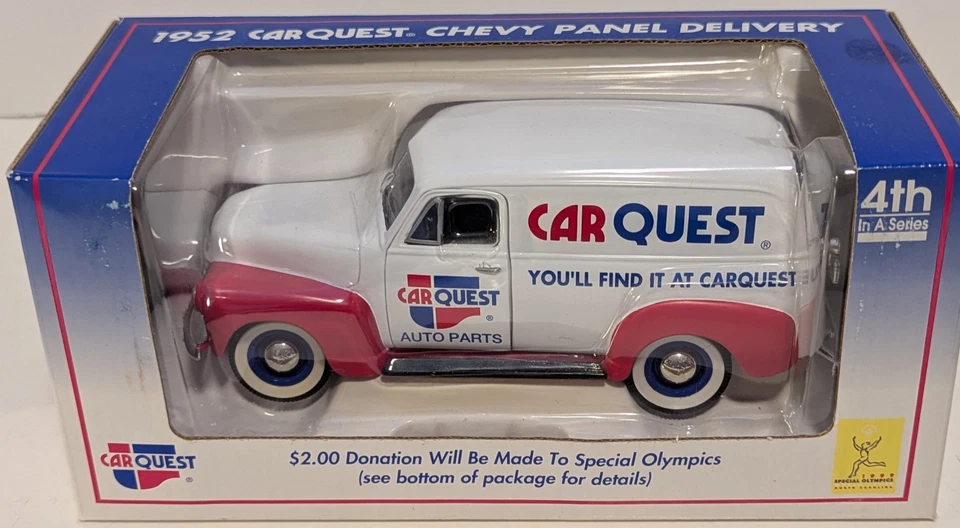 1952 CHEVY PANEL TRUCK, DIE CAST TOY, LIMITED EDITION, LOCKABLE COIN BANK, NOS - Image 1 of 4