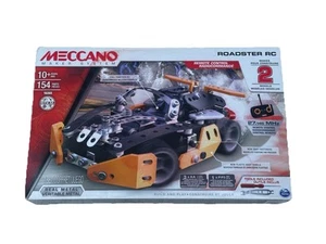 NEW Meccano 16303 Roadster RC Metal Vehicle Set STEM Kit 2 Models 154 Pcs NRFB - Picture 1 of 4
