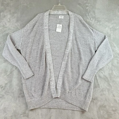 Cardigã feminino de algodão cinza zodíaco médio malha branca todos os dias namorado novo - Imagem 1 de 4