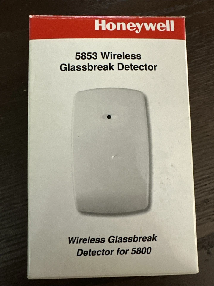 Sensor de rotura de vidrio inalámbrico Honeywell 5853 inalámbrico nuevo caja abierta Foto 1 de 4