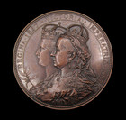 1887 VICTORIA GOLDEN JUBILEE CORPORATION OF LONDON 80mm MEDAL - BY SCHARFF