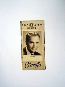 Clarissa - Gustav Fröhlich - Programm von Heute - PvH ungelocht (5/20) - Picture 1 of 1