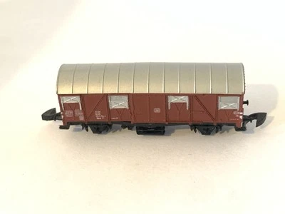Marklin  8605 German Z Scale Red Freight Box Car DB 155 5 154-7   No Box - Image 1 of 4