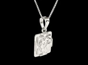 Krishna Yantra 3D In Silver Locket/ Pendant In Silver Chain - Picture 1 of 1
