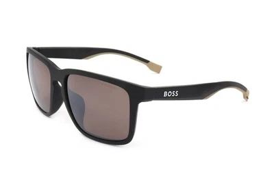 Occhiali da Sole Hugo Boss BOSS 1542/F/S 087 MATTE BLACK BEIGE 59/17/140 Uomo - Imagen 1 de 3