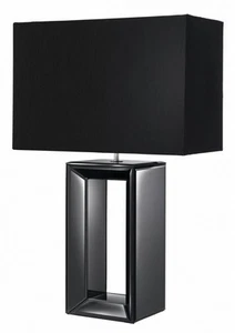 Table Light Black Mirror Searchlight 1610BK - Picture 1 of 2