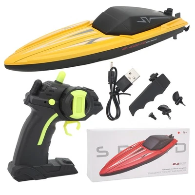 RC Racing Boat Set Fernbedienungs -Schnellboot ABS -Kunststoff -Rumpf Für über - Bild 1 von 4
