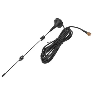 2Pcs Sucker Antenna Carbon Steel With Magnet Base 3 Meters 2.4G 700-2700MHz. - Zdjęcie 1 z 8