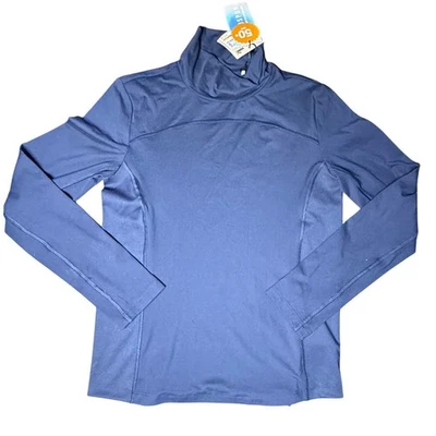 Camisa Top Puma W Lucky LS Cuello Imitado Azul Marino Profundo Manga Larga Pequeña S Nueva con Etiquetas Foto 1 de 4