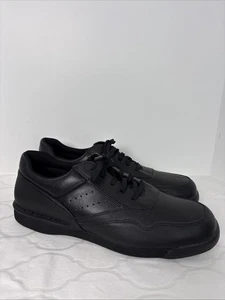 Rockport Schuhe Herren Gr. 15 Schwarz Leder Prowalker Komfort Freizeit Turnschuhe K71096 - Bild 1 von 10