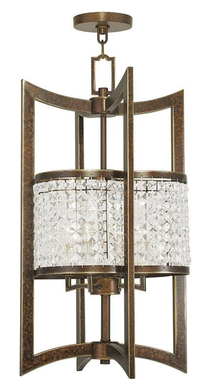 Livex Lighting 50567-64 Grammercy Semi-Flush Mount Hand Painted Palacial Bronze - Image 1 of 1