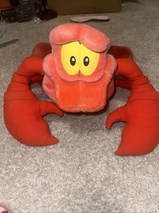 Disney GRANDE Sebastian Granchio Peluche La Sirenetta Mattel 28 in - Foto 1 di 8