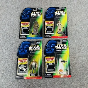 Lotto 4 figurine Star Wars Kenner POTF Freeze Frame sigillate 1997/1998 vintage - Foto 1 di 14