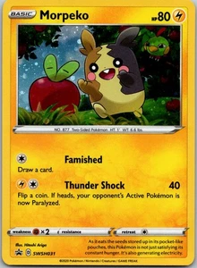 Morpeko - Promo SWSH: Sword & Shield Promo Cards SWSH031 NM - Picture 1 of 2