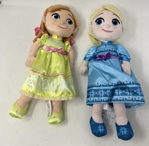 Disney Store Frozen Plüsch Junge Elsa Prinzessin Anna 13 Zoll Stofftier Puppen - Bild 1 von 17