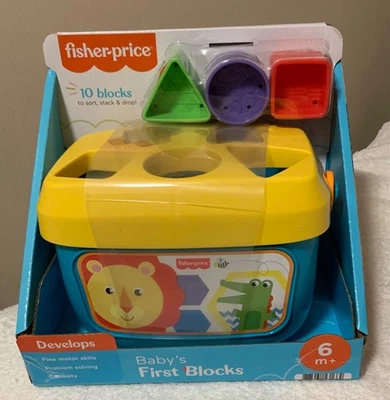 Fisher - Price Baby's First Blocks 10 Blocks BRAND NEW IN PACKAGE - Image 1 of 4