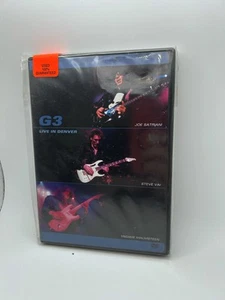 G3 Live in Denver Satriani, Vai, Malmsteen DVD - Resealed - VERY GOOD - Foto 1 di 1