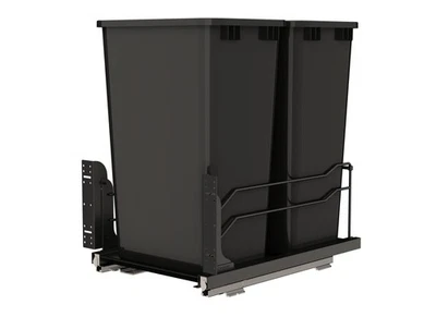 Rev-A-Estante Doble Extraíble Cocina Basura 50 qt. Soft-Close 53WC-2150SCDM-218 Foto 1 de 4