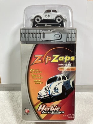 Mint NOS ZIP ZAPS HERBIE FULLY LOADED Love Bug Radio Shack RC VW Disney - Image 1 of 4