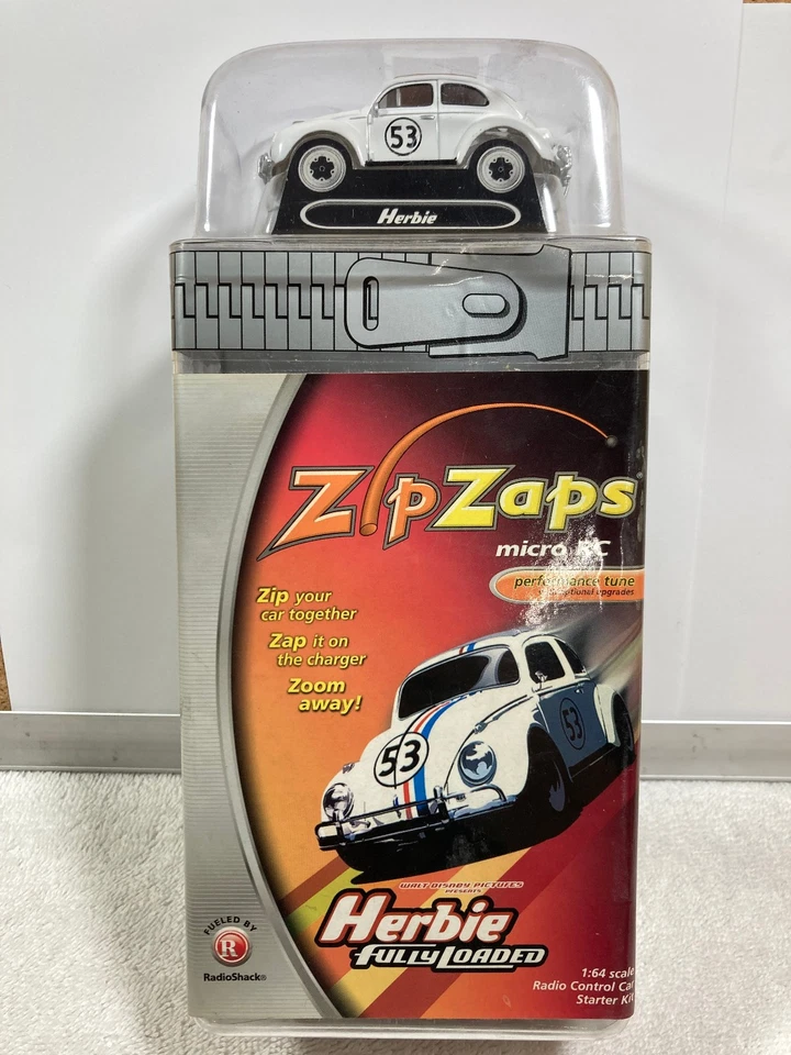 Mint NOS ZIP ZAPS HERBIE FULLY LOADED LOVE BUG Radio Shack RC VW Disney - Image 1 of 4
