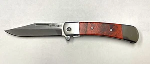 Buckshot Pocket Knife w/ Sheath - Picture 1 of 11