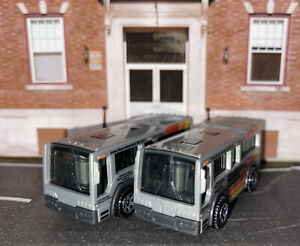 Lot Of 2 Matchbox MBX City Bus New Loose Fresh From Package Die Cast 1:64 CKJ 17
