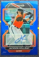 2022 Panini Prizm Draft Picks Blue Jackson Holliday AUTO /99 #PDP1 BALTIMORE