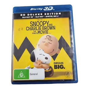 Snoopy And Charlie Brown The Peanuts Movie 2-Disc Blu-ray 3D Deluxe Edition - Picture 1 of 3