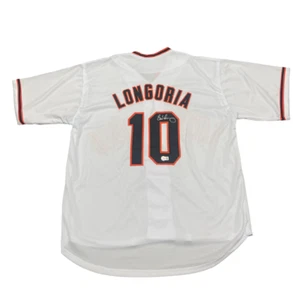 Evan Longoria Signed San Francisco Giants Custom Jersey Beckett BAS COA - Picture 1 of 3