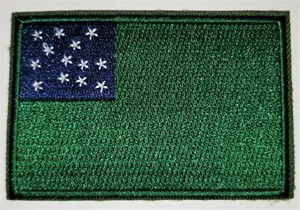 Green Mountain Flag Patch - 2 inch by 3 inch Shoulder Patch with Hook Backing - Picture 1 of 3