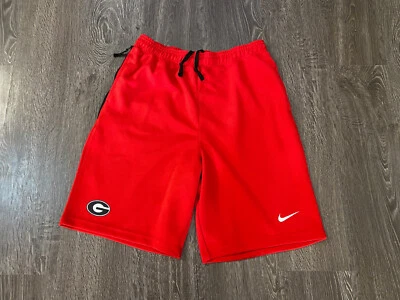 Nike UGA Georgia Bulldogs Basketball Team Issue On-Court Practice Shorts XL-T - Image 1 of 4