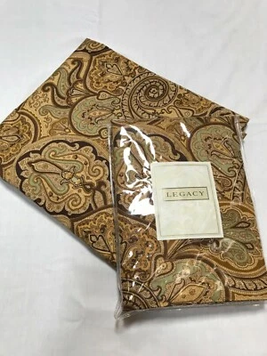 Juego de 2 piezas de ropa de cama Legacy funda nórdica doble diseño king sham paisley Foto 1 de 4