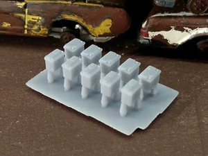 1/64 car batteries, set of 10, 3d printed - Picture 1 of 2